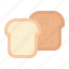 bread, wheat, slice, toast, bakery, grain, food 