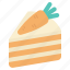 carrot, cake, dessert, sweet, bakery 
