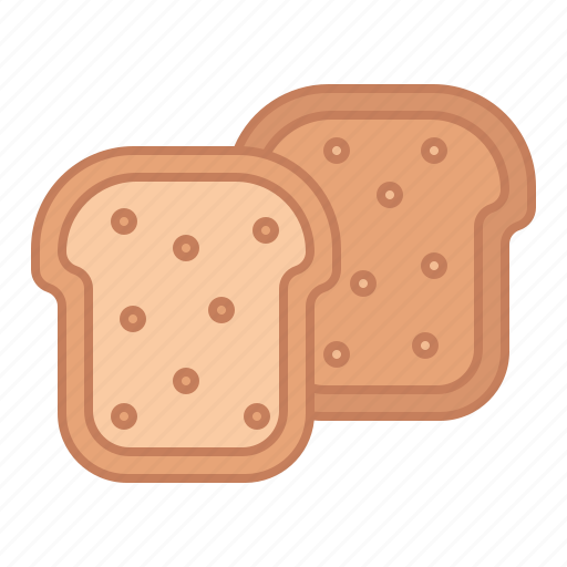 Bread, wheat, slice, toast, bakery, grain, food icon - Download on Iconfinder