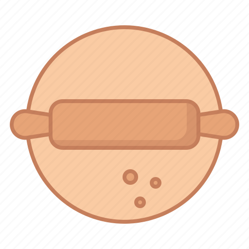 Rolling, pin, bakery, cooking, equipment, dough, kitchen icon - Download on Iconfinder