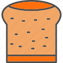 bread, breakfast, food, kitchen, loaf