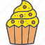 cupcake, cake, dessert, muffin, sweet, 1 