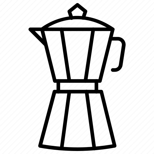 French, press, coffee, brewing, plunger, grounds icon - Download on Iconfinder