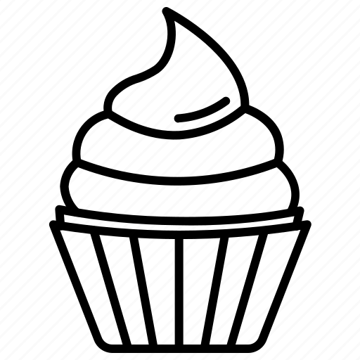 Cupcake, sweet, dessert, frosting, cake, bakery icon - Download on Iconfinder