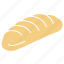 baguette, bakery, bread, bread icon, bread loaf, pastry, pastry icon 