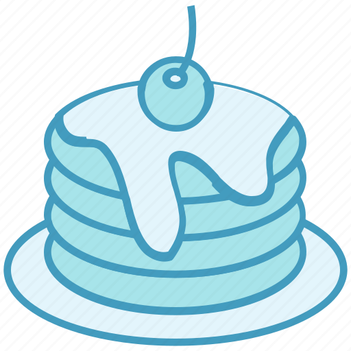 Bakery, breakfast, cake, dessert, food, pancake, set icon - Download on Iconfinder