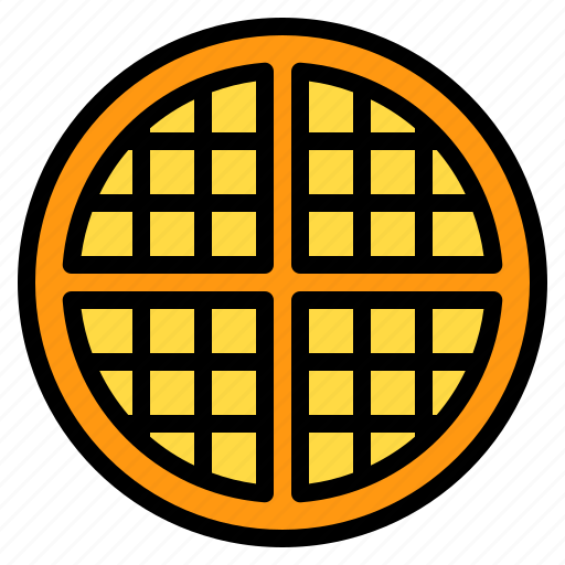 Bakery, dessert, sweet, sweets, waffle icon - Download on Iconfinder
