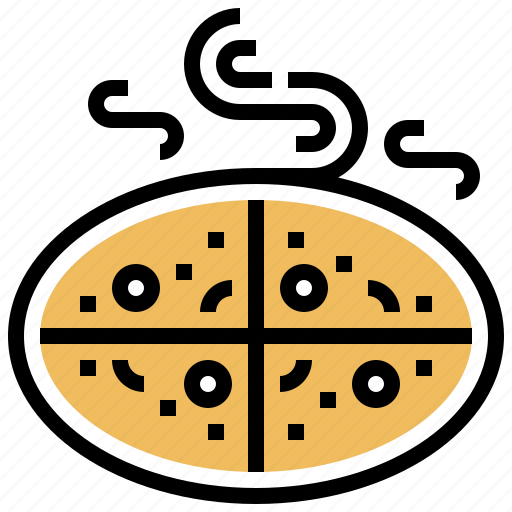 Cheese, crisp, party, pepperoni, pizza icon - Download on Iconfinder
