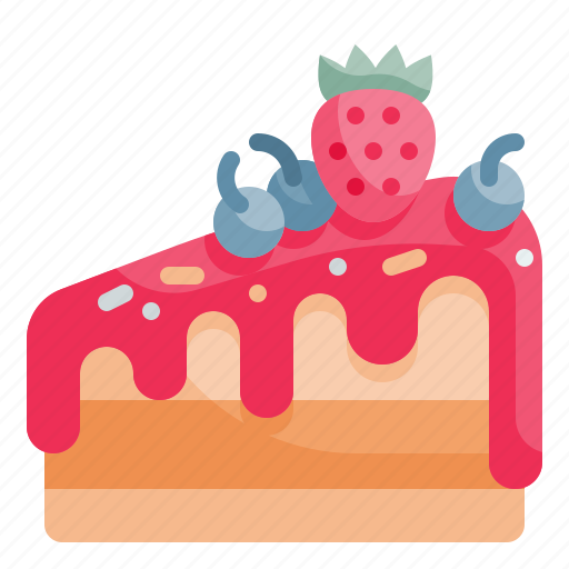 Cake, dessert, bakery, sweet, slice icon - Download on Iconfinder