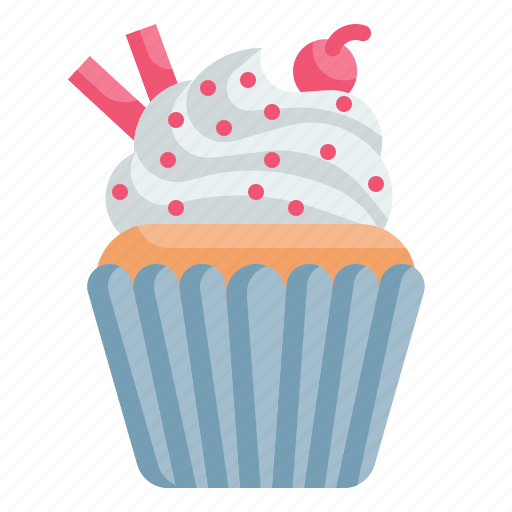 Cupcake, muffin, bakery, sweet, frosting icon - Download on Iconfinder
