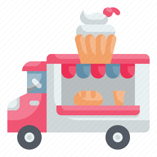 Truck, food, vehicle, sweets, delivery icon - Download on Iconfinder