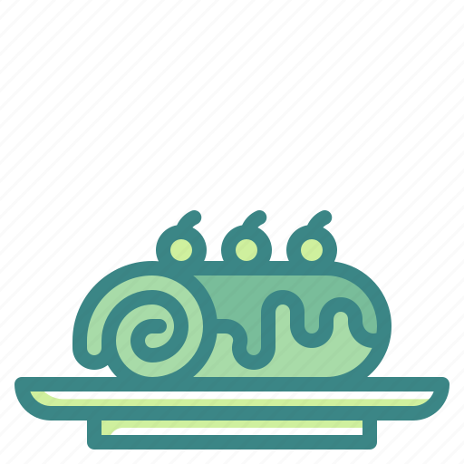 Roll, cake, dessert, chiffon, bakery icon - Download on Iconfinder