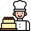 bakery, dessert, cake, chef, avatar 