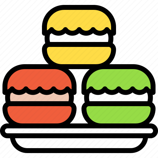 Bakery, baked, macaroon, macaron, dessert, french icon - Download on Iconfinder