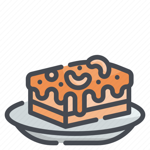 Brownie, blondies, chocolate, dessert, bakery icon - Download on Iconfinder