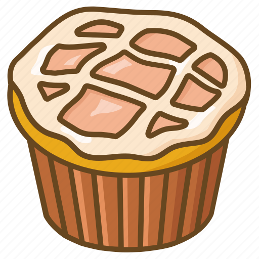 Apple, cake, confectionary, dessert, icing, muffin, pie icon - Download on Iconfinder