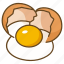 bakery, cooking, cracked, egg, ingredient 