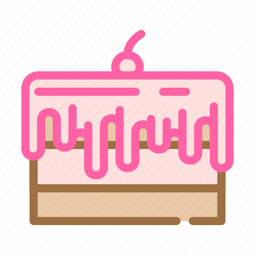 Cake, pie, cherry, cream, bakery, delicious icon - Download on Iconfinder