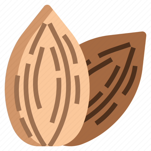 Almond, nut, snack, seed, fruit icon - Download on Iconfinder