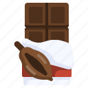 chocolate, dessert, cocoa, brown, bar