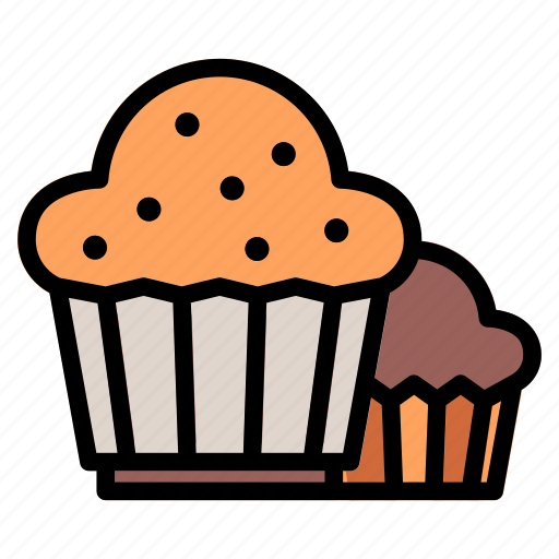 Muffin, food, tasty, cake, cupcake, dessert, bakery icon - Download on Iconfinder