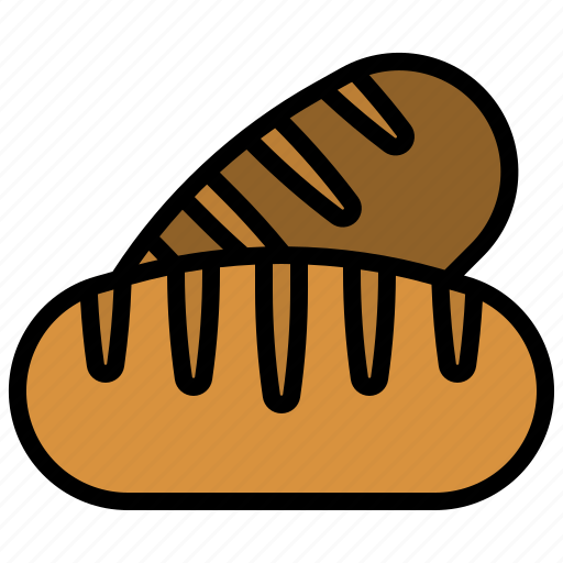 And, baguette, bread, breads, food, handmade, restaurant icon - Download on Iconfinder