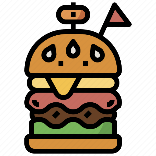 Burger, food, hamburger, menu, restaurant, salad, sandwich icon - Download on Iconfinder