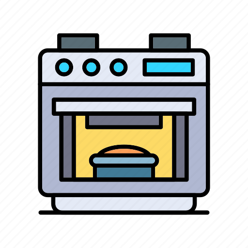 Oven, kitchen, stove, food, bread icon - Download on Iconfinder