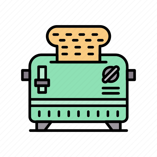 Toaster, appliance, bread, food, toast icon - Download on Iconfinder