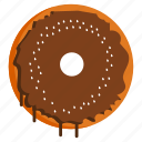 doughnut, chocolate, donut, bakery, dessert