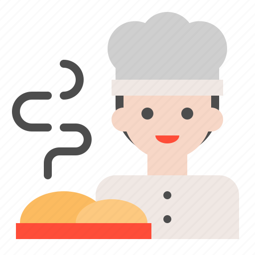 Bakery, chef, gastronomy, restaurant, serve, shop icon - Download on Iconfinder