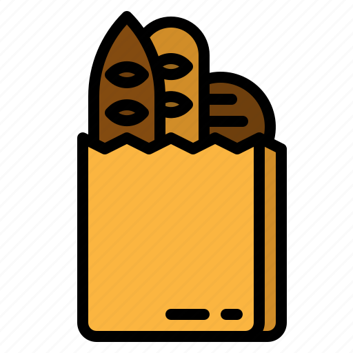 Baguette, bake, bakery, bread, food icon - Download on Iconfinder
