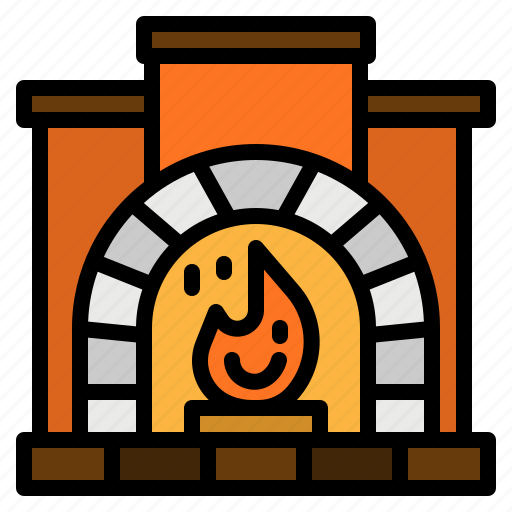 Bake, fire, food, oven, stone icon - Download on Iconfinder