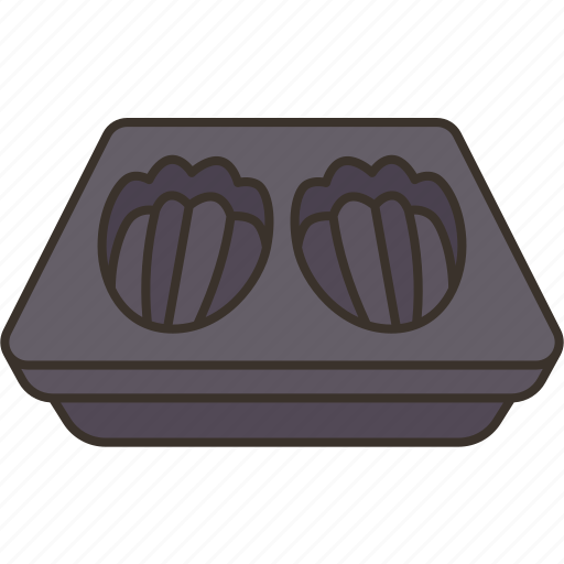 Madeleine, tray, baking, kitchen, dessert icon - Download on Iconfinder