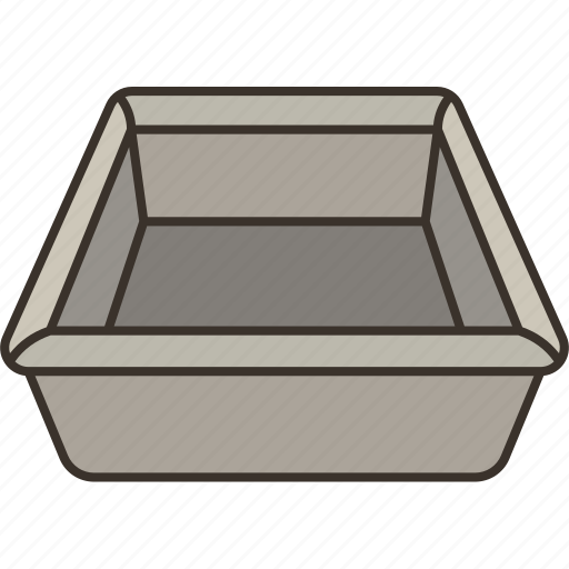 Square, cake, pan, baking, dessert icon - Download on Iconfinder