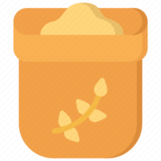 Bag, baking, cooking, flour, ingredients, of icon - Download on Iconfinder