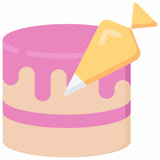 Baked, baking, cake, cooking, piping icon - Download on Iconfinder