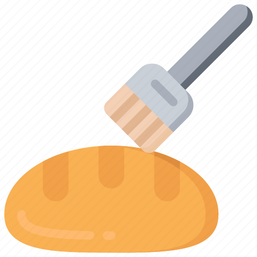 Baked, baking, bread, brush, cooking, pastry icon - Download on Iconfinder