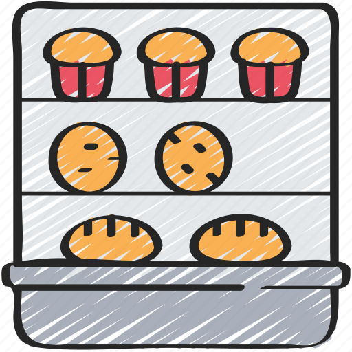 Baked, bakery, baking, cooking, shop, stand icon - Download on Iconfinder