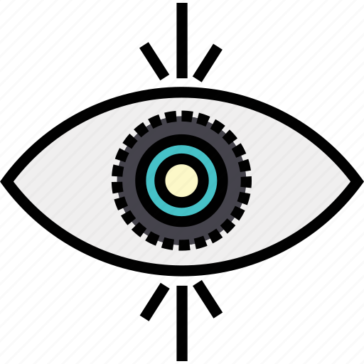 Alertness, attention, concentration, eye, focus, looking, vision icon - Download on Iconfinder