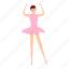 ballerina, female, music, party, woman 