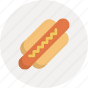 fast, food, hotdog, hot dog