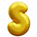 s, letter, alphabet, balloon alphabet, gold alphabet 