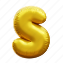 s, letter, alphabet, balloon alphabet, gold alphabet 