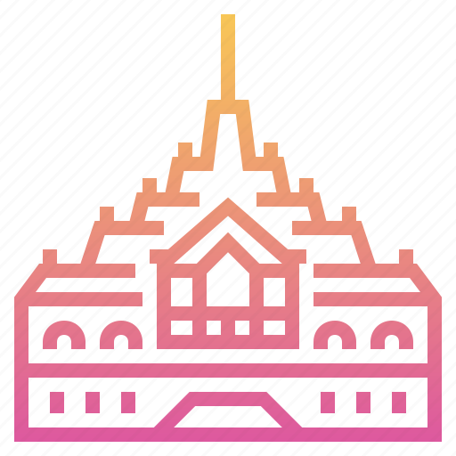 Bangkok, chakrimahaprasat throne hall, grand palace, landmark, thai, thailand icon - Download on Iconfinder
