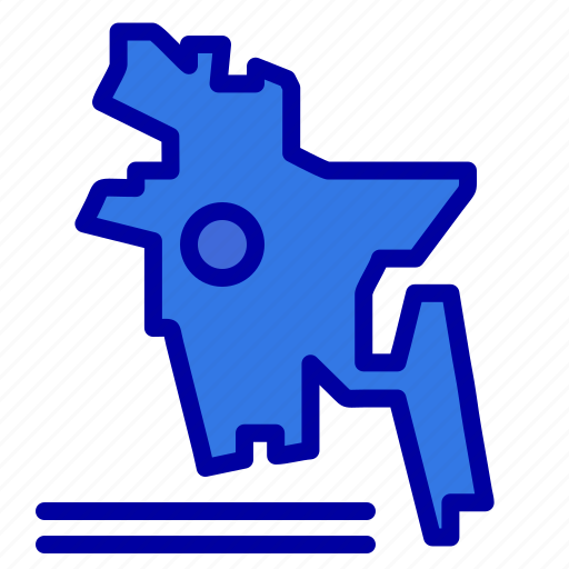 Bangladesh, country, map icon - Download on Iconfinder