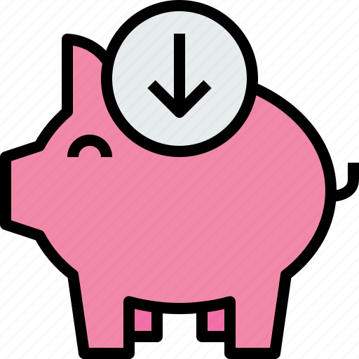 Arrow, bank, banking, business, finance, piggy icon - Download on Iconfinder