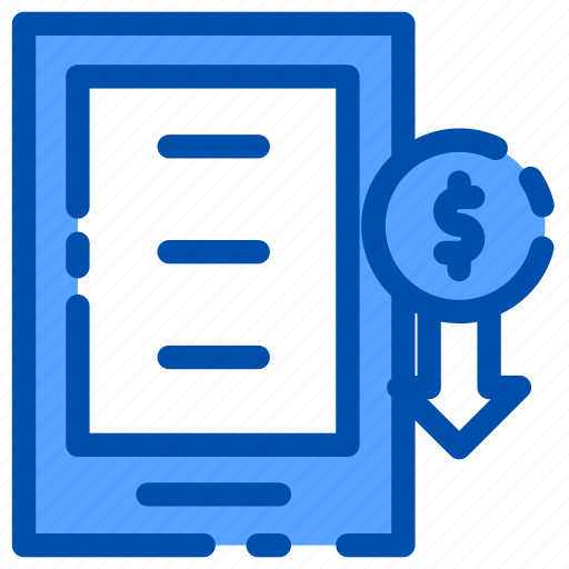 Bank, finance, down, money, business, payment icon - Download on Iconfinder