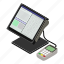 business, computer, isometric, market, monitor, payment 