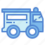 bank, delivery, transportation, truck 